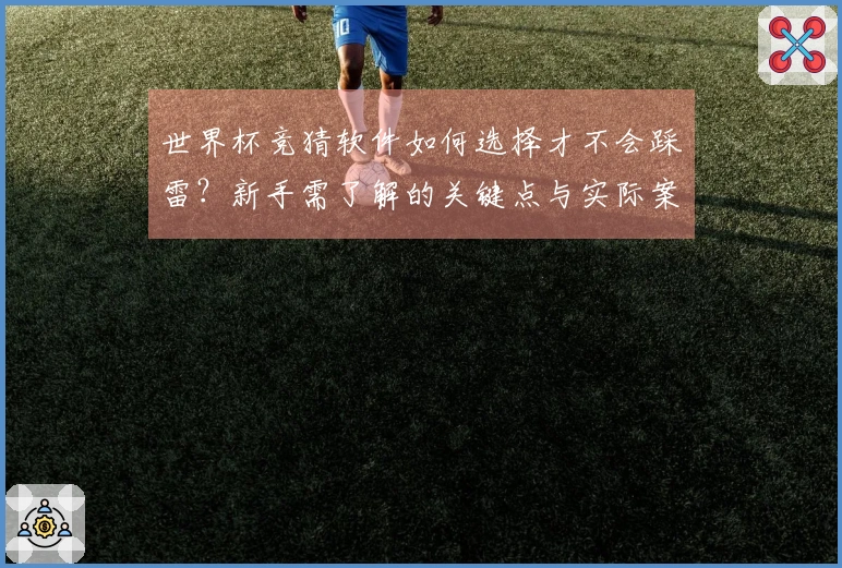 世界杯竞猜软件如何选择才不会踩雷？新手需了解的关键点与实际案例